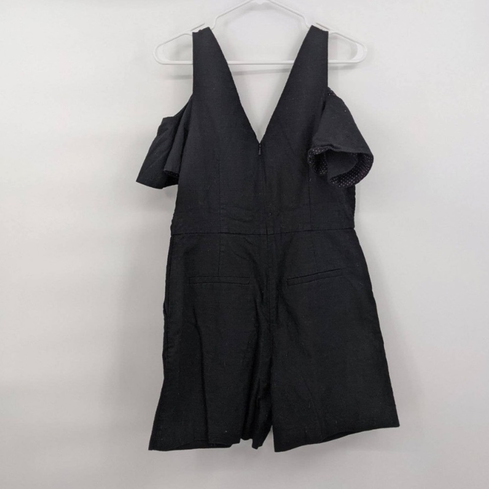 ANTHROPOLOGIE | ELEVENSES Open-Shoulder Romper - Picture 7 of 11